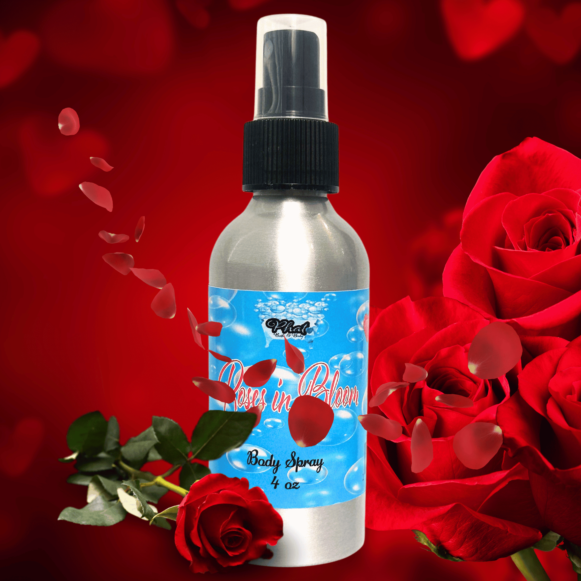 Red Roses Fragrance Mist Body Splash Spray Fresh Cut Roses