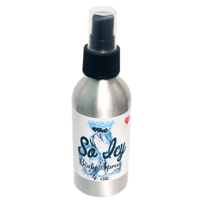 So Icy Fragrance Mist Body Splash Spray for Men Black Ice Type