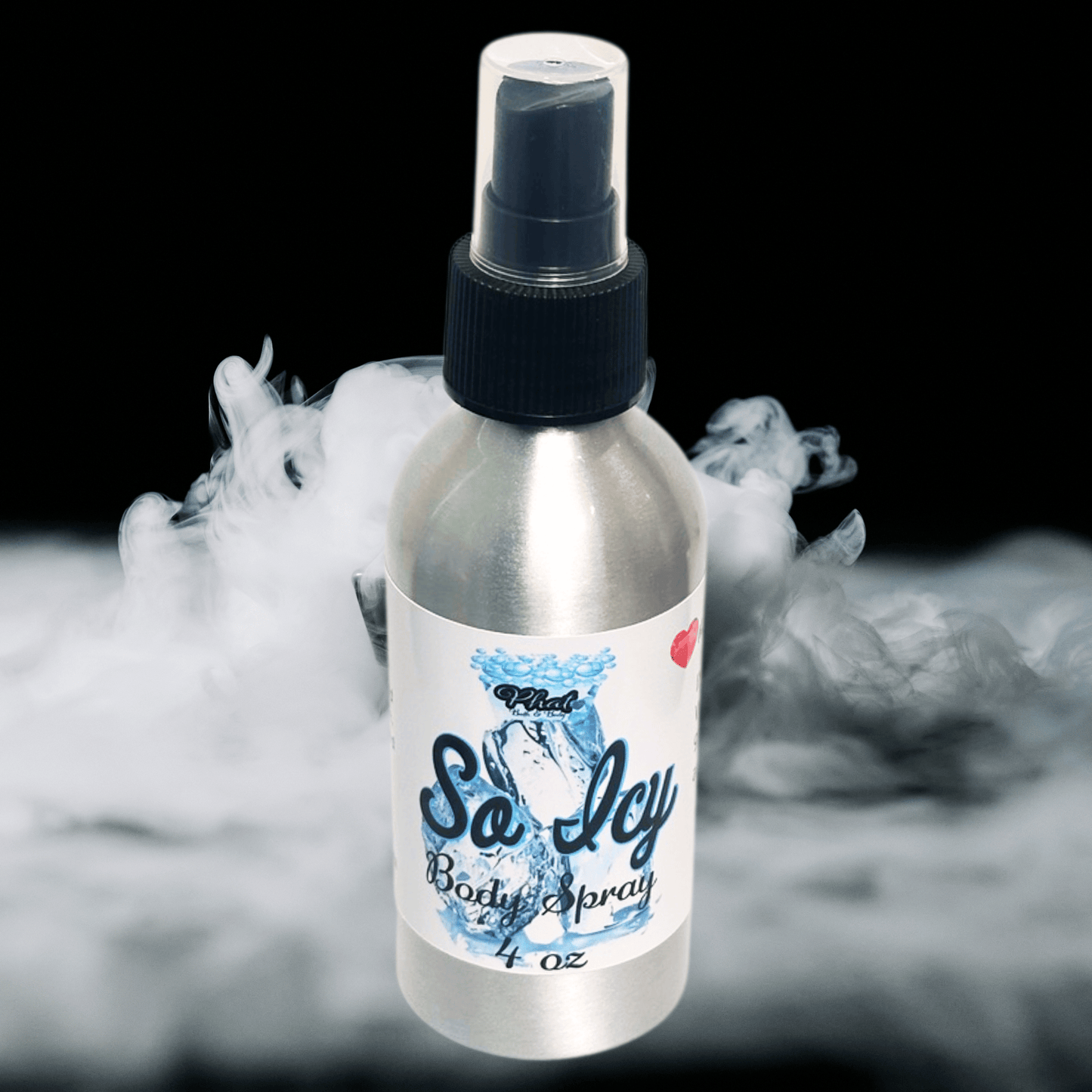 So Icy Fragrance Mist Body Splash Spray for Men Black Ice Type