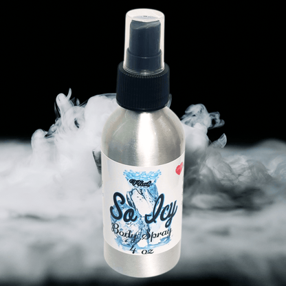 So Icy Fragrance Mist Body Splash Spray for Men Black Ice Type