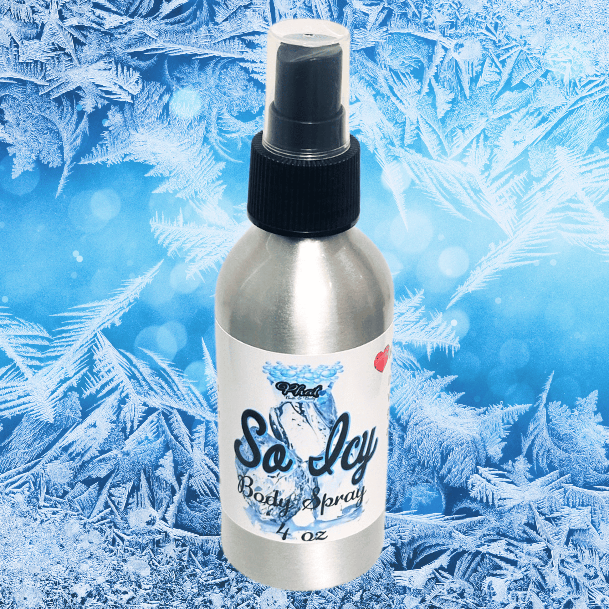 So Icy Fragrance Mist Body Splash Spray for Men Black Ice Type