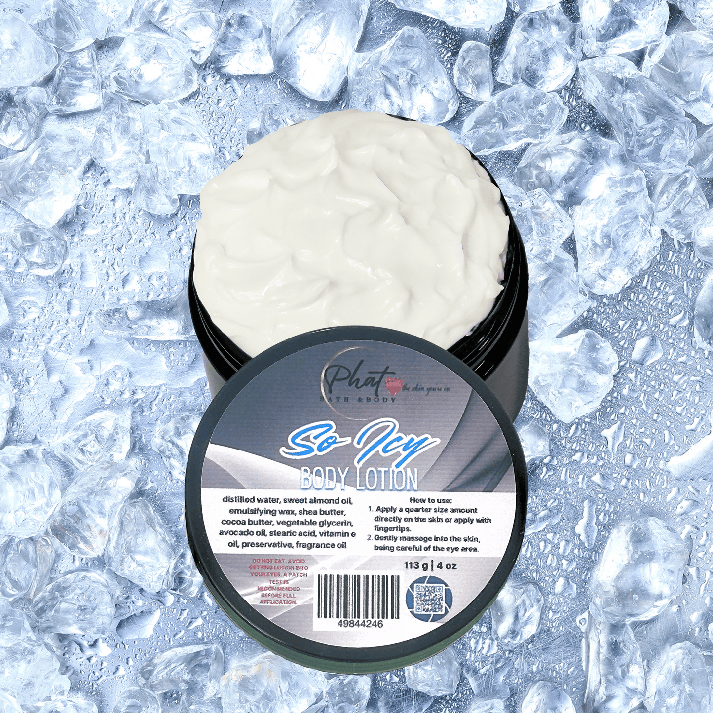 So Icy Moisture Rich Body Lotion for Men Black Ice Type