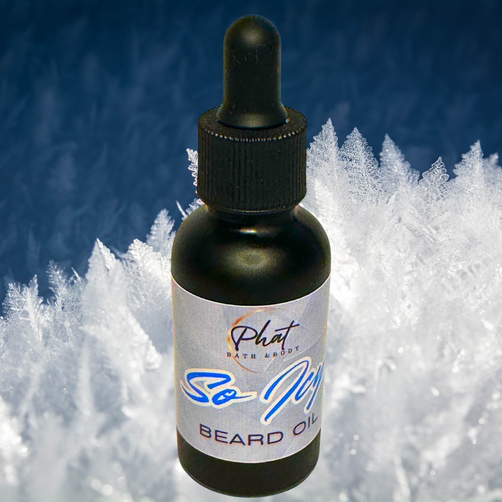 So Icy Natural Beard Oil with Rosehip and Carrot Seed Oil Black Ice