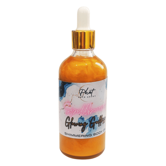 Spellbound Glowing Goddess Natural Shimmer Body Oil Golden Glow Love Spell Type | 3.2 oz