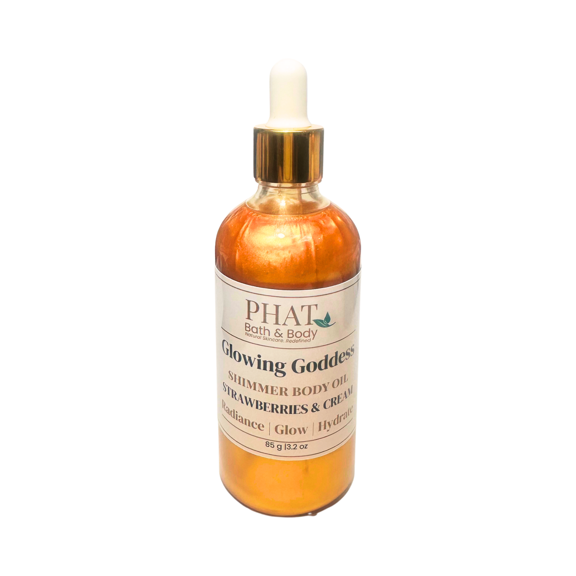 Strawberries & Cream Glowing Goddess Shimmer Body Oil