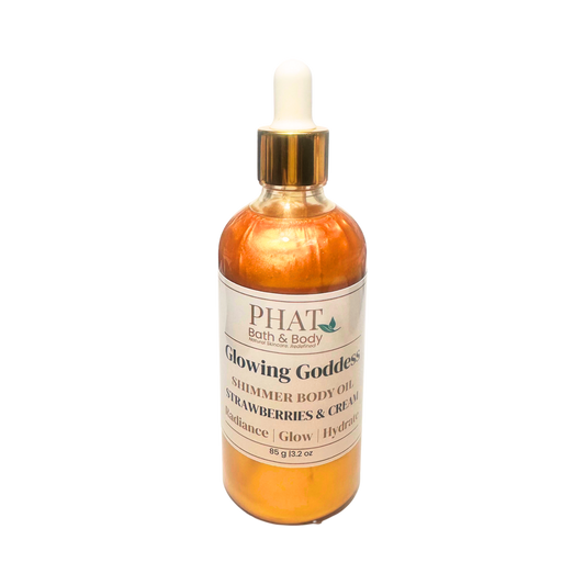 Strawberries & Cream Glowing Goddess Shimmer Body Oil