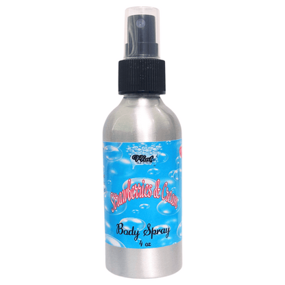 Strawberries and Cream Fragrance Mist Body Splash Spray