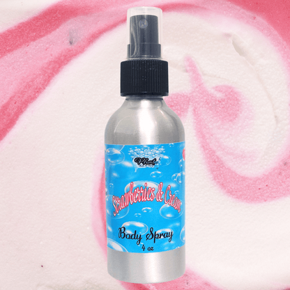 Strawberries and Cream Fragrance Mist Body Splash Spray