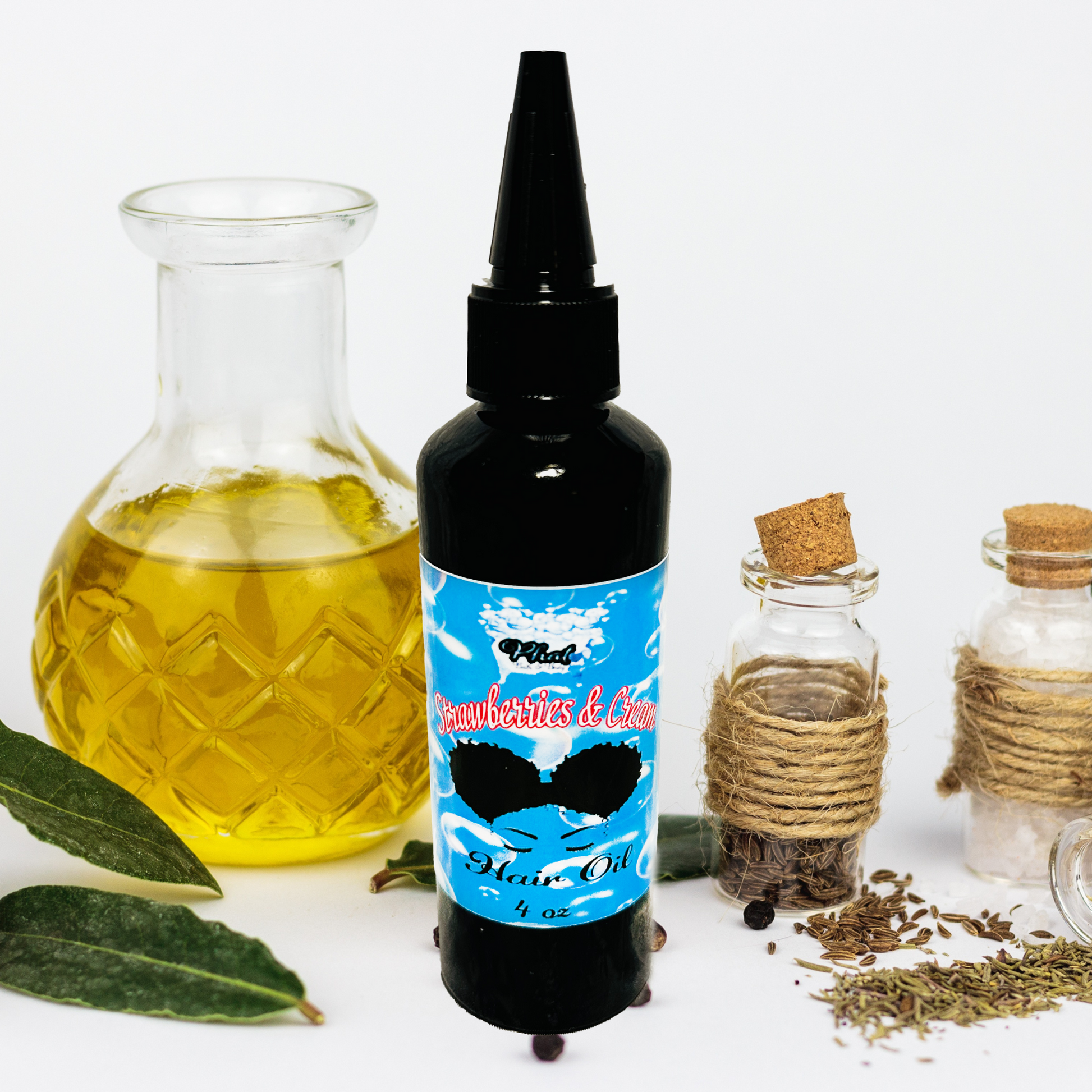 Strawberries and Cream Natural Hair Growth Oil 