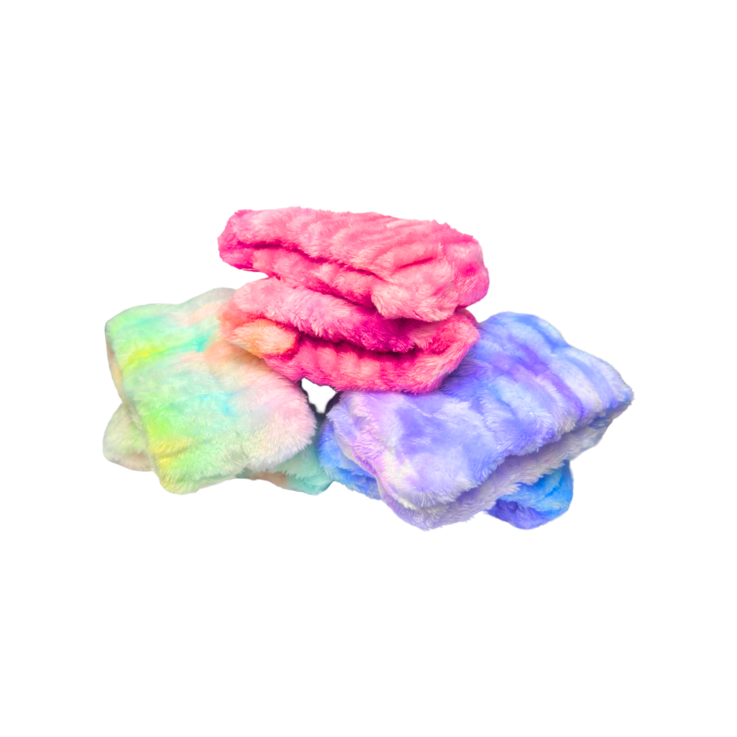 Tie-Dye Face Wash Wristbands – Absorbent Polyester Spa Wrist Cuffs (Set of 2)