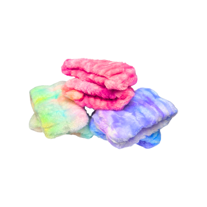 Tie-Dye Face Wash Wristbands – Absorbent Polyester Spa Wrist Cuffs (Set of 2)