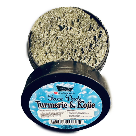 Turmeric & Kojic Fragrance Free Foaming Facial Natural Cleansing Pads