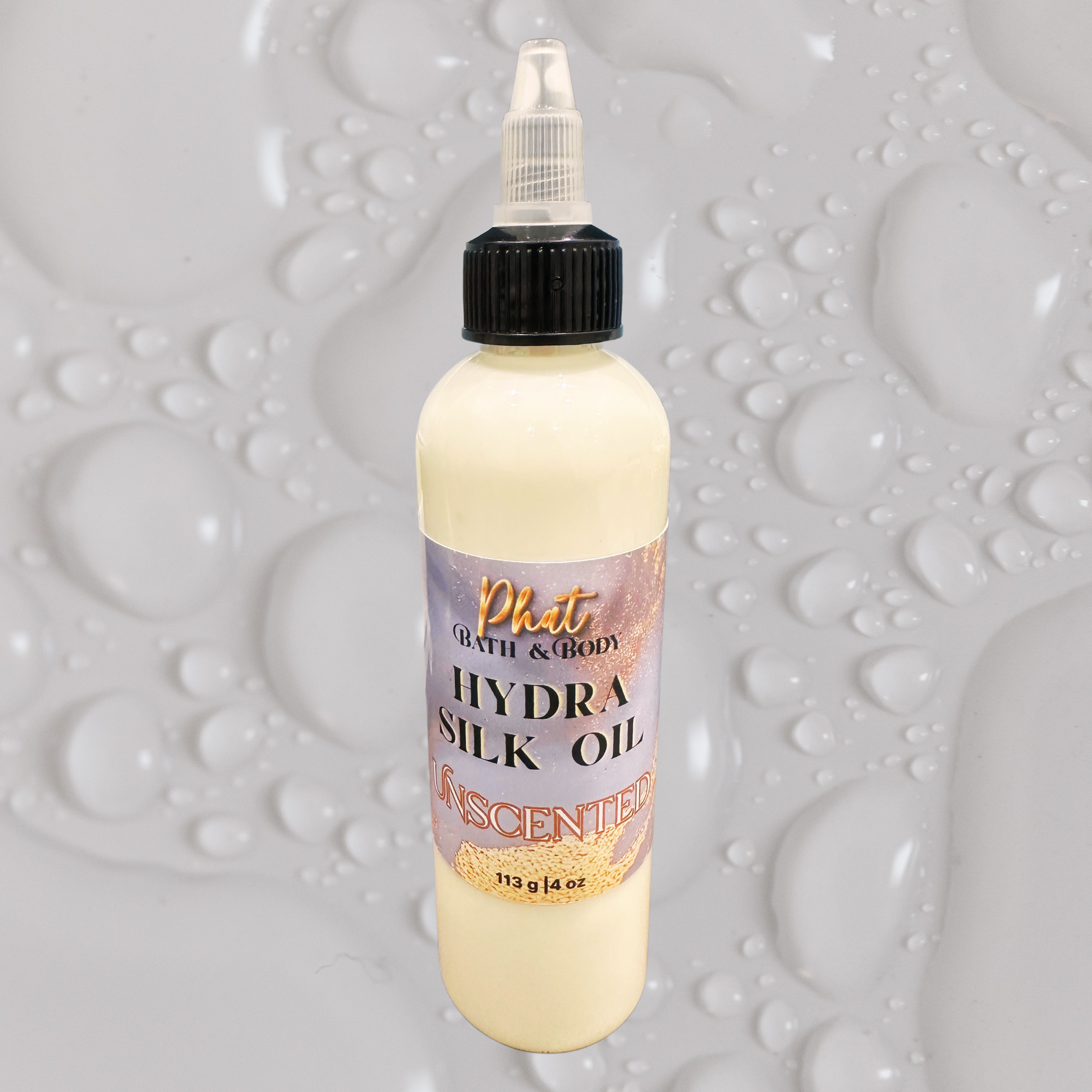 Unscented | Hydra Silk Oil | Hydrate | Smooth | Restore | 4 oz