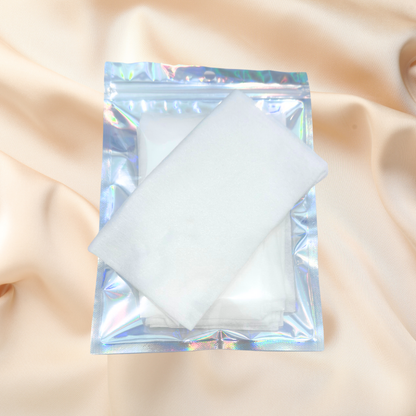 Vanilla Rosè Disposable Facial Cloths with Rosehip Oil, Makeup Remover, 10 Cloths