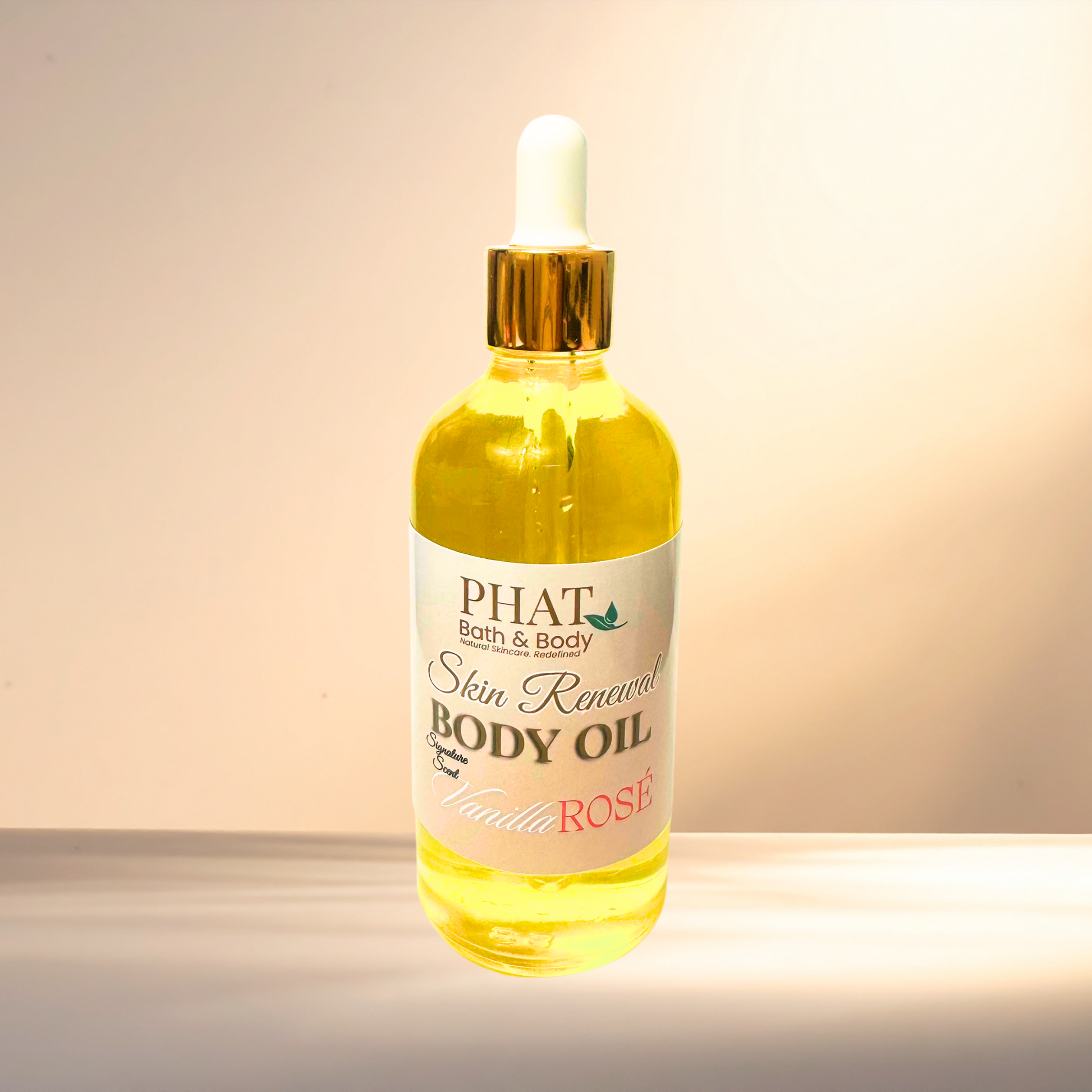 Vanilla Rose Signature Scent Skin Renewal Natural Body Oil with Rosehip & Carrot Seed Oil | 3.2 oz