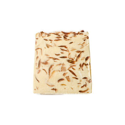 Bar of soap on a white background