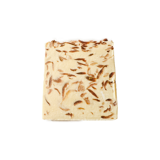 Bar of soap on a white background