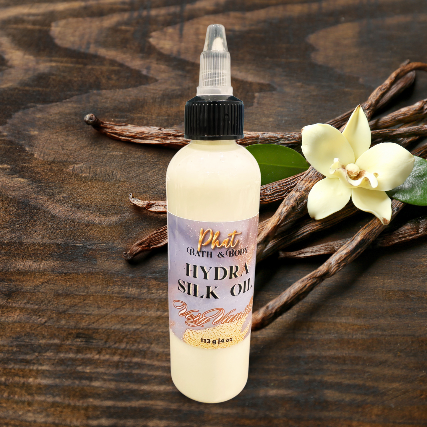 Very Vanilla | Hydra Silk Oil | Hydrate | Smooth | Restore | 4 oz