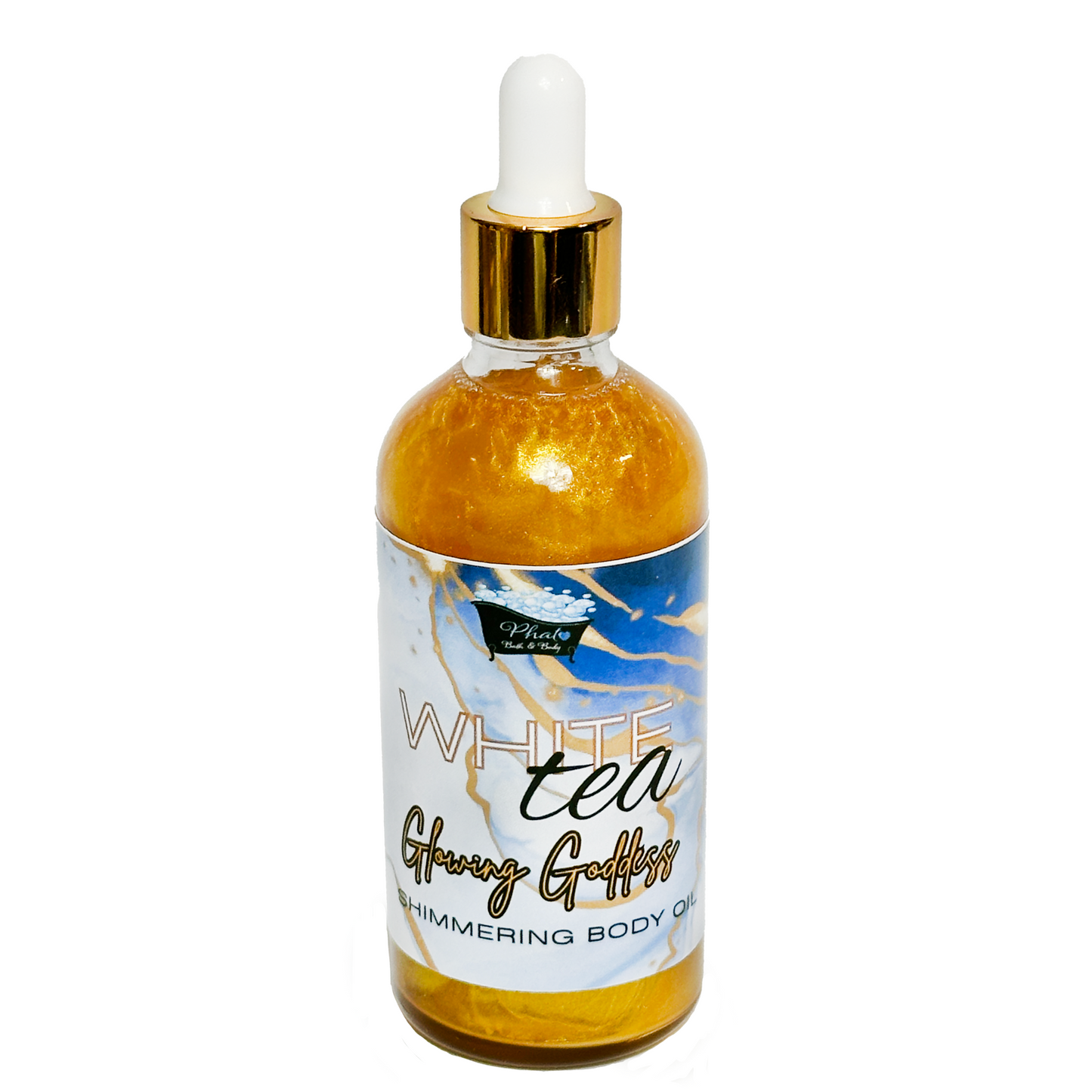 White Tea Glowing Goddess Natural Shimmer Body Oil