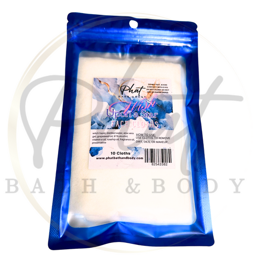 Wish Upon a Star Disposable Natural Facial Cloths