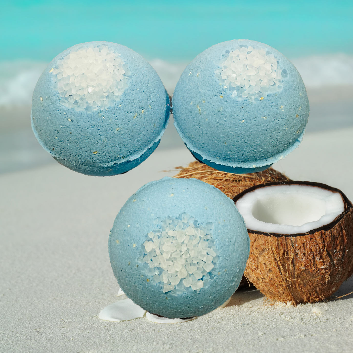 coconut cream bath bombs