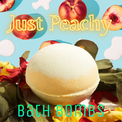 just peachy bath bomb